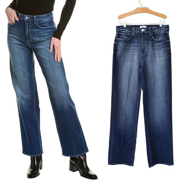 L'agence Jones Ultra High-rise  Stovepipe Jean In Castaic SIze 28 Straight Leg - Picture 1 of 10